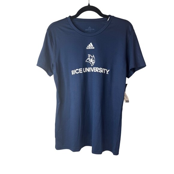 Adidas Large Womens Navy Rice University Creator Tee - Picture 1 of 12
